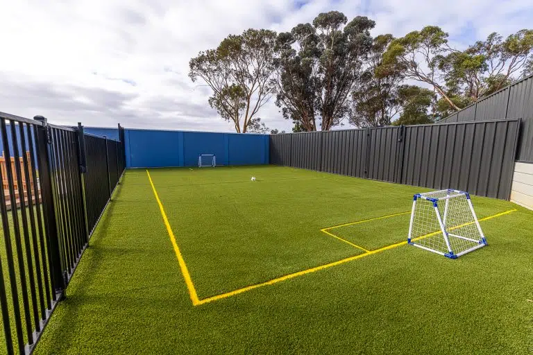 Outdoor play area for children aged 6 weeks - 6 years