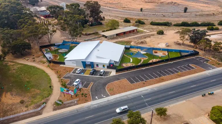 Bright Steps Academy Murray Bridge childcare centre exterior with family-friendly entrance
